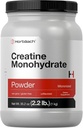 Horbäach Creatine Monohydrate Powder | 2.2lbs (35.2 oz) | Micronized and Unflavored | Vegetarian, Non-GMO, and Gluten Free Supplement