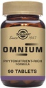 Solgar Omnium - 90 Tablets - Phytonutrient Complex + Multiple Vitamin & Mineral Formula - Non-GMO, Vegan, Gluten Free - 45 Servings