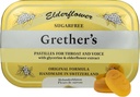 GRETHER'S Sugarfree Elderflower Pastilles Remedy for Dry Mouth Relief - Soothing Throat & Healthy Voice - Gift for Singers - 1-Pack - 2.1 oz.