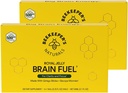 Beekeeper's Naturals B.LXR Brain Fuel - Memory, Focus and Clarity Liquid Formula, Supports Productivity Royal Jelly, Ginkgo Biloba, Bacopa Monnieri Keto Friendly, Gluten & Caffeine-Free, 6 ct (2 Pack)