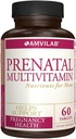 Prenatal Multivitamin - Helps Promote Pregnancy Health - Supports Immune System & Fetal Development - Essential Nutrients for Mom & Baby - Safe Formula - Dietary Supplement - 60 Tablets
