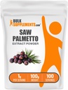 BulkSupplements.com Saw Palmetto Extract Powder - Serenoa Repens, Saw Palmetto Supplement, Herbal Supplement - Vegan &amp; Gluten Free, 1g per Serving, 100g (3.5 oz) (Pack of 1)