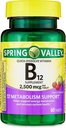 jogi Vitamin B12 Quick-Dissolve Tablets Dietary Supplement, 2,500 Mcg, Cherry Flavor,1 Tablet per Day 60 Count