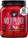 BSN N.O.-XPLODE Pre Workout Supplement with Creatine, Beta-Alanine, and Energy, Fruit Punch, 60 Servings, 2.45 Pound (Packaging May Vary)