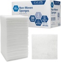 MED PRIDE Non-Woven Non-Sterile Surgical Sponges 200 Pack, 4in X 4in 4-Ply Gauze Pads for First Aid Wound Care