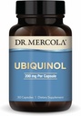 Dr. Mercola Ubiquinol, 30 Servings (30 Capsules), 200 mg Per Capsule, Dietary Supplement, Supports Energy Production, Non-GMO