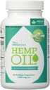 Manitoba Harvest Hemp Seed Oil Softgels, 2,475mg of Plant Based Omegas 3,6 & 9 per serving including GLA, Fish Oil Alternative, 60ct (pack of 12)