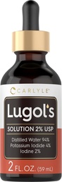 Carlyle Lugols Iodine 2 Percent | 2 fl oz (Pack of 1) | Potassium Iodide and Iodine Solution 2% Liquid Drops