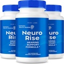 rize labs - Neuro Rise Capsules, Hearing Support Supplement, Pills to Support Healthy Hearing, Advanced Formula for Ear Health, Tinnitus & Noise Relief (180 Capsules)