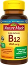 Nature Made Sublingual Vitamin B12 1000 mcg Micro-Lozenges, 50 Count for Metabolic Health