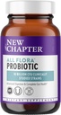 New Chapter Probiotic All-Flora - 30 ct (1 Month Supply) for Advanced Digestion & Complete Gut Health with Prebiotics + Postbiotics, Clinically Studied Strains, 100% Vegan, Non-GMO, Shelf Stable