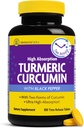 InnovixLabs Turmeric Curcumin with Black Pepper Extract - High Absorption Turmeric and Curcumin Supplements with BioPerine, C3 Reduct & Curcumin C3 Complex - 100 Time Release Tablets