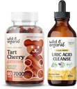 Wild & Organic Tart Cherry Gummies & Uric Acid Cleanse 4 fl oz