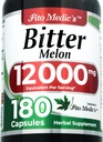 FITO MEDIC'S Lab | Bitter Melon Extract 600 mg (20:1 Concentrate) per 3-Capsule Serving | Derived from 12,000 mg Whole Fruit | 180 Count