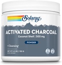 Solaray Activated Coconut Charcoal Powder 500 mg | Healthy Inner Cleansing & Digestive Tract Support | 300 Servings