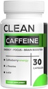 Clean Caffeine Pills - Coffeeberry Energy Caffeine - No Jitters - Clean Energy - Caffeine Pills - 30 Day Supply