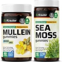 BIO KRAUTER Mullein 60 Gummies & Sea Moss 90 Gummies