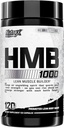 Nutrex Research HMB 1000 MG | Supports Muscle Recovery, Reduce Skeletal Muscle Damage, Increased Strength, Prevent Muscle Loss | 120 Capsules