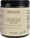 Fermented Mushroom Blend | from 6 Premium Grown Mushrooms | Prebiotics, Fibers, and Vitamin C for Immunity | Non-GMO | Gluten-Free | 210g