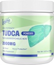 TUDCA Powder Liver Support Supplement – 2000mg High Absorption Liver Detox & Repair Support with Milk Thistle,Artichoke,Bile Salts,Ox Bile,Herbal Blend– 30 Servings, Non-GMO