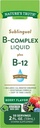 Nature's Truth Sublingual B Complex Liquid Plus B-12 Natural Berry Flavor Liquid - 2 oz, Pack of 2