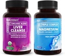 BioEmblem Triple Magnesium Complex 90ct + USDA Organic Liver Cleanse