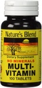 Nature's Blend Multi-Vitamin No Minerals 100 Tabs (Model: 3824)