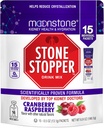 Moonstone Stone Stopper Drink Mix, Cranberry Raspberry, Kidney Stone Prevention, Calcium Oxalate Protector, Developed by Urologists to Improve Hydration and Support Kidney Health, 15 Day Supply