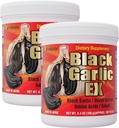 Umeken Black Garlic EX, Fermented Concentrate with Vitamin B, Allicin, Amino Acid, Fermented Black Garlic Supplement, Oyster Extract, Ginger, 4-6 Month Supply, 6.4 Ounce 180g Bottle, Pack of 2