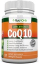 CoQ10 200mg (Double Strength), 120 Capsules - High Absorption Coenzyme Q10 - Scientifically Proven Extra Strength CoQ10 Ubiquinone - 4 Month Supply
