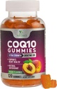 CoQ10 Gummies 100mg - 3X Strength, High Absorption, Antioxidant Supplement for Heart Health Support & Energy Production, Ultra Coenzyme Q10 Vitamins, Coq 10 Supplements, Non-GMO - 120 CoQ10 Gummies