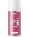Magnesium Lotion – Super Concentrated – Made with Aloe and Shea – For Leg Cramps, Sore Muscles & Joints, Rejuvenation – Safe for Kids, Made in the USA (Hibiscus)