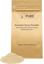 PURE ORIGINAL INGREDIENTS Acerola Cherry Powder (2 lb) Non-GMO, Gluten Free, Eco-Friendly Packaging