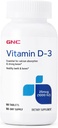 GNC Vitamin D-3 25mcg, Supports Healthy Teeth and Bones, 180 Tablets