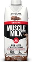Muscle Milk Genuine Protein Shake, Chocolate, 11 Fl Oz Carton, 12 Pack, 25g Protein, Zero Sugar, Calcium, Vitamins A, C & D, 5g Fiber, Energizing Snack, Workout Recovery, Packaging May Vary