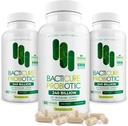 Bacticure Probiotic 180 Capsules | Probiotics Supplement w/High CFU Formula for Men & Women | Prebiotics & Digestive Enzymes for Digestion & Gut Health, Vaginal Health, Colon Cleanse, Immune Support