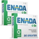 ENADA 5MG NADH Supplement with Boost of Chlorophyll Co-Enzyme Antioxidant Form of Vitamin B3 Immunity Support DNA Repair Serves as Natural Energy Memory Booster & Restore Body's Cellular Energy 30X2