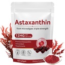 Astaxanthin 12mg, 120 Softgels, Premium Astaxanthin Antioxidant Supplement Supports Eye, Skin Health, Immune, Internal Circulation