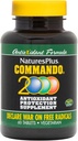 Natures Plus Commando 2000-60 Tablets - Antioxidant Protection - Supports Brain, Circulatory Function & Immune System - Vegetarian, Gluten Free - 30 Servings