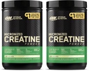 Optimum Nutrition Micronized Creatine Monohydrate Powder, Unflavored, 120 Servings, 600 Grams (Packaging May Vary) (Pack of 2)