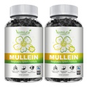 2 Packs 3000MG Mullein Gummies for Lung - Mullein Leaf Extract for Lungs Detox for Smokers - Quercetin with Bromelain for Respiratory, Immune & Digestive Support, 120 pcs Blueberry