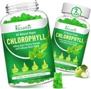 Chlorophyll Gummies - Super Green 13 in 1 with Ashwagandha Vitamin C Zinc & Copper for Body Odor, Skin Energy Immune Support Deodorant for Women - 120 Count