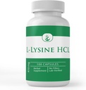 PURE ORIGINAL INGREDIENTS L-Lysine HCL (100 Capsules) Always Pure, No Additives Or Fillers, Lab Verified