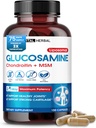 VITAL HERBAL Liposomal Glucosamine with Chondroitin, MSM- Maximum Potency- Support Joints, Cartilage- Made in The USA