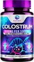 Bovine Colostrum Supplement 1000mg - with 20% Immunoglobulins (IgG) for Immunity & Immune Support, Energy & Gut Health, SP Colostrum Powder Pills, Gluten Free, Non-GMO & Bottled in USA - 60 Capsules