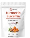 Turmeric Curcumin Supplement with Black Pepper & Ginger 3,000mg, 300 Softgels with MCT Oil for Better Absorption | 95% Curcuminoids | Non-GMO