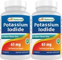 Best Naturals Potassium Iodide 65 mg - Dietary Supplement, 60 Tablets (2 Bottles) (2)