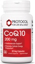 Protocol CoQ10 200 mg - for Heart Health* - Heart Supplements for Men & Women* - Vegan & Non-GMO - 30 Veg Capsules