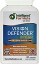 VISION DEFENDER OMEGA Eye Supplement: Care and Relief for Dry Eyes, Improve Eye Health- High Strength 1000mg Pure Omega-3 Fish Oil (400mg EPA, 200mg DHA per capsule)+Vitamin E (60 Softgels) Made in UK