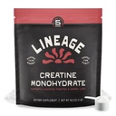 Lineage Provisions Micronized Creatine Monohydrate with Sea Salt - Micronized Creatine Powder for Training & Performance – No Artificial Ingredients – 90 Servings